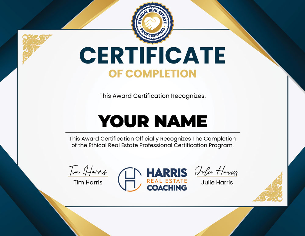 Ethical Real Estate Professional Certificate